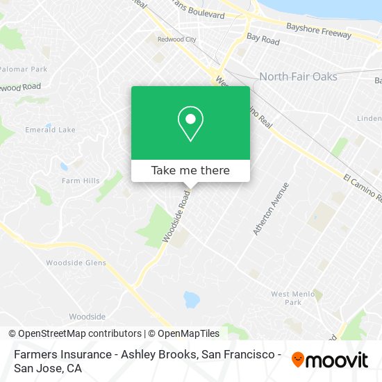 Farmers Insurance - Ashley Brooks map