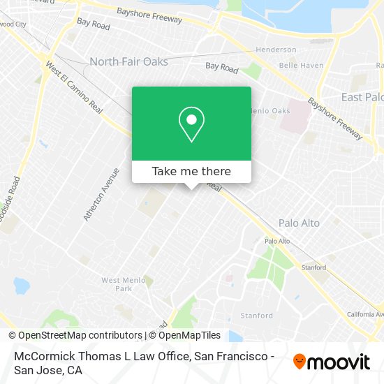 McCormick Thomas L Law Office map