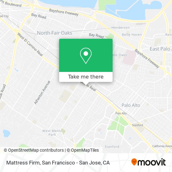 Mattress Firm map