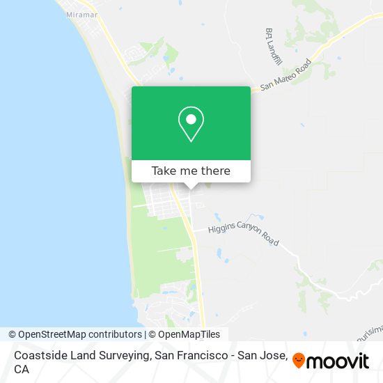 Mapa de Coastside Land Surveying