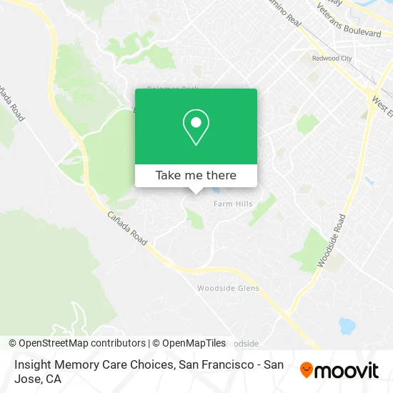 Insight Memory Care Choices map