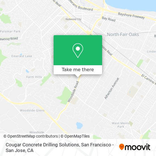 Mapa de Cougar Concrete Drilling Solutions