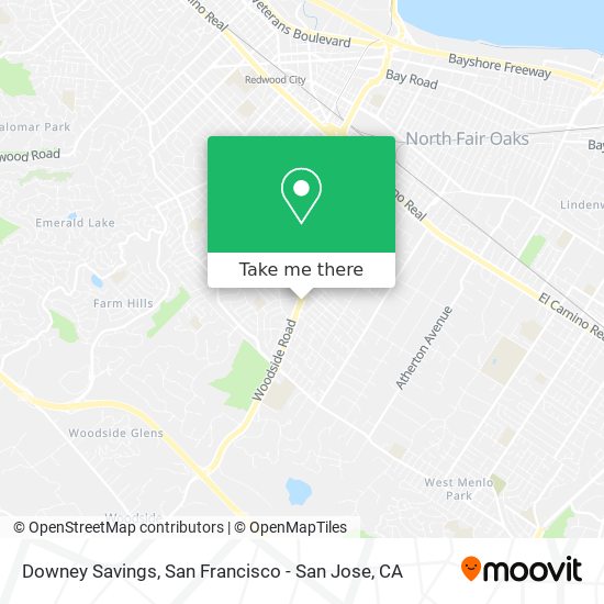 Mapa de Downey Savings