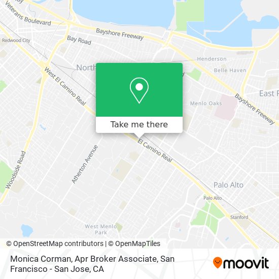 Monica Corman, Apr Broker Associate map