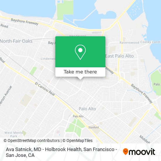 Mapa de Ava Satnick, MD - Holbrook Health