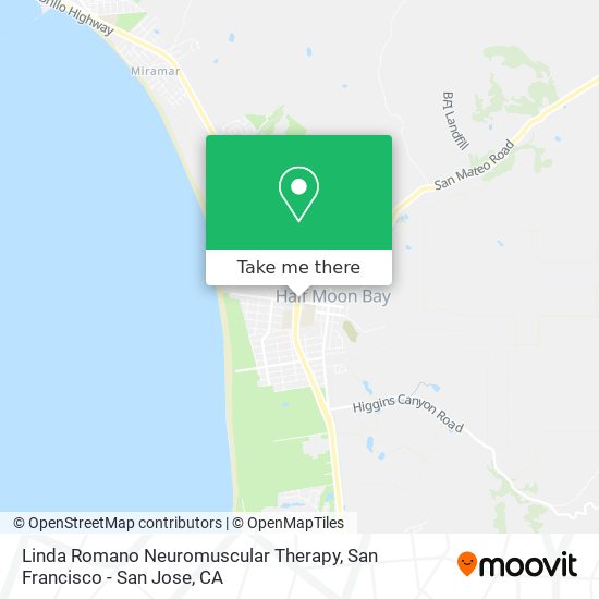 Linda Romano Neuromuscular Therapy map