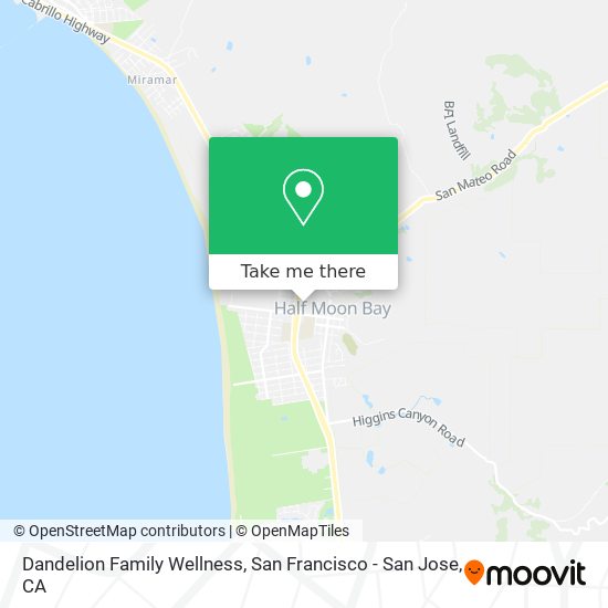 Dandelion Family Wellness map