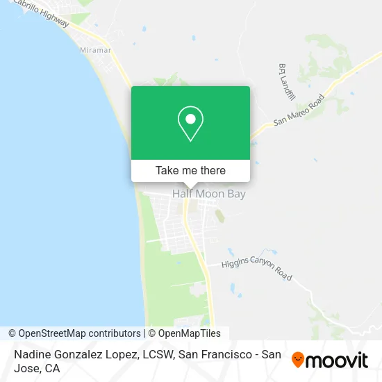 Mapa de Nadine Gonzalez Lopez, LCSW