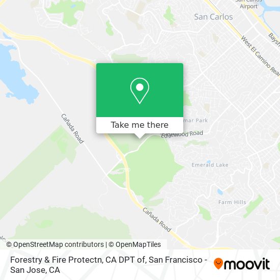 Mapa de Forestry & Fire Protectn, CA DPT of