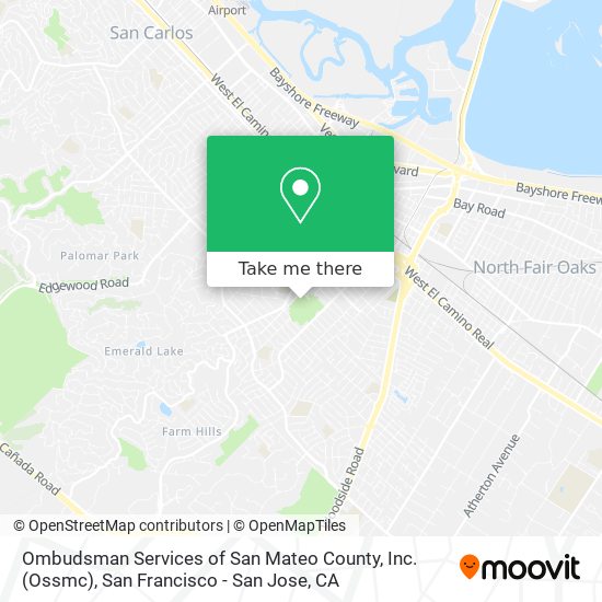 Mapa de Ombudsman Services of San Mateo County, Inc. (Ossmc)