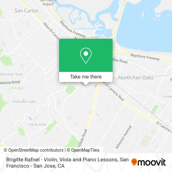 Brigitte Rafnel - Violin, Viola and Piano Lessons map