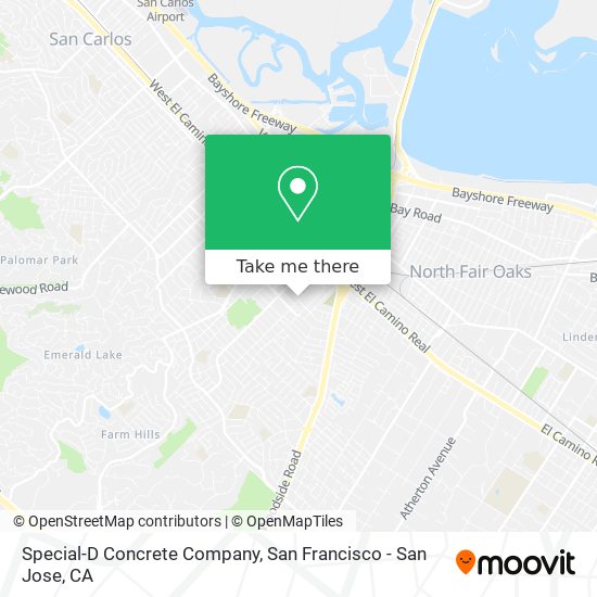 Special-D Concrete Company map