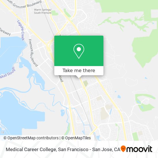 Medical Career College map