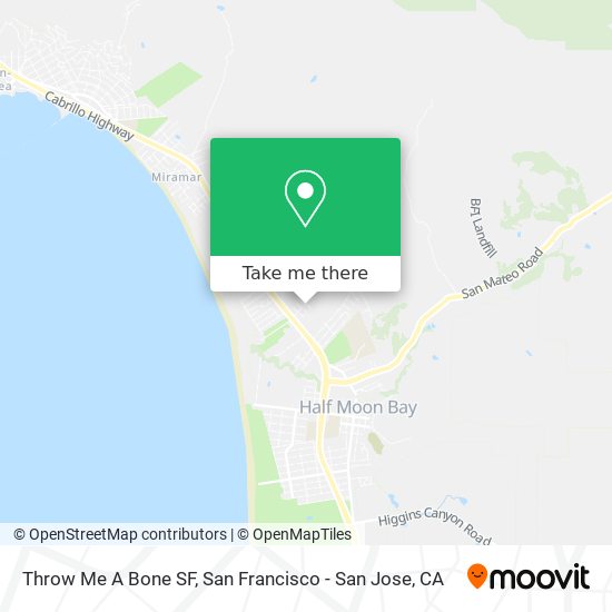 Throw Me A Bone SF map