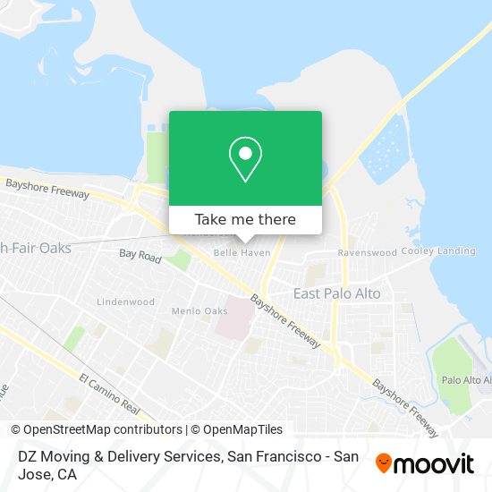 DZ Moving & Delivery Services map