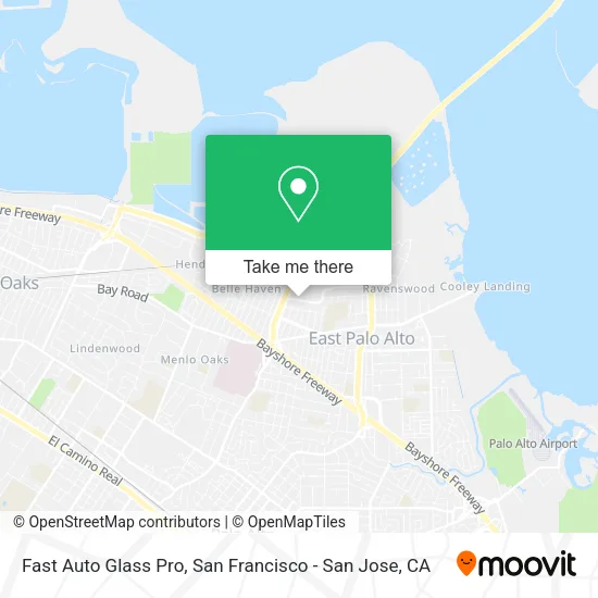 Mapa de Fast Auto Glass Pro
