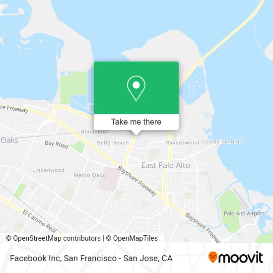 Mapa de Facebook Inc