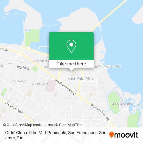 Mapa de Girls' Club of the Mid-Peninsula