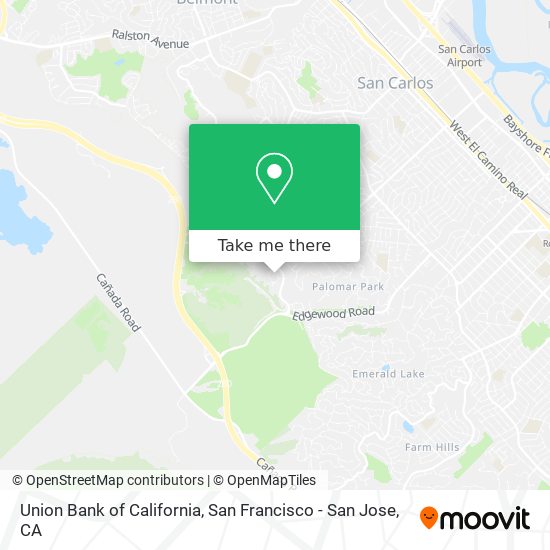 Mapa de Union Bank of California