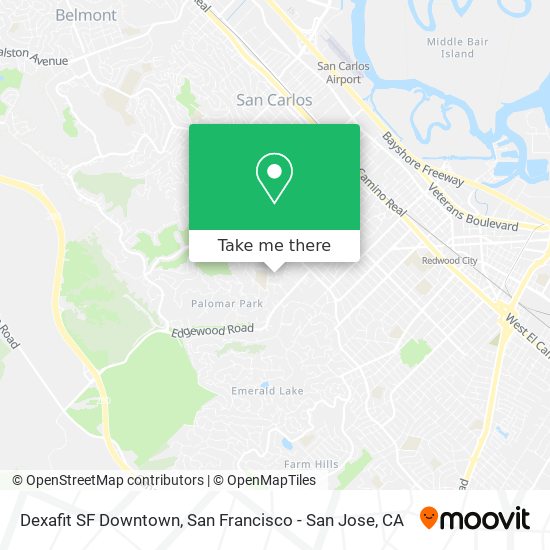 Mapa de Dexafit SF Downtown