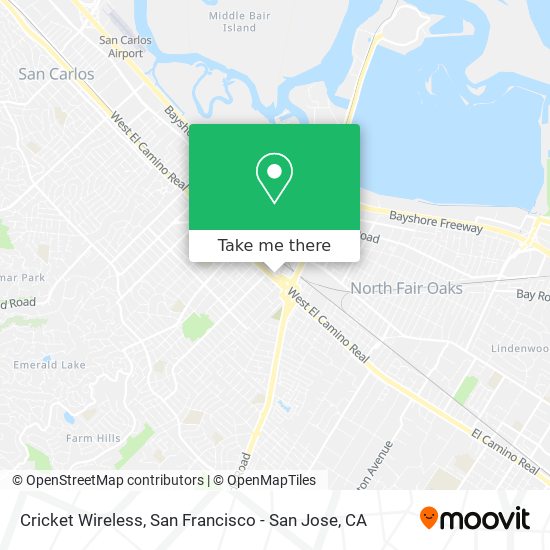 Cricket Wireless map