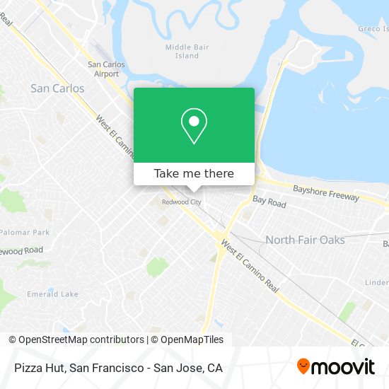 Pizza Hut map