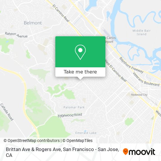 Mapa de Brittan Ave & Rogers Ave