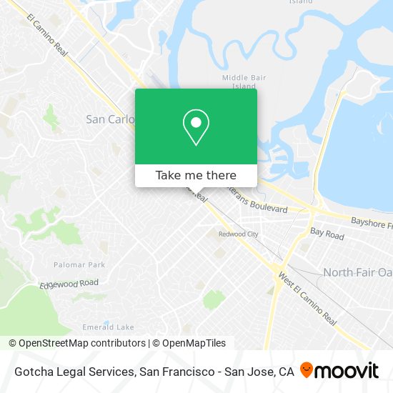 Gotcha Legal Services map