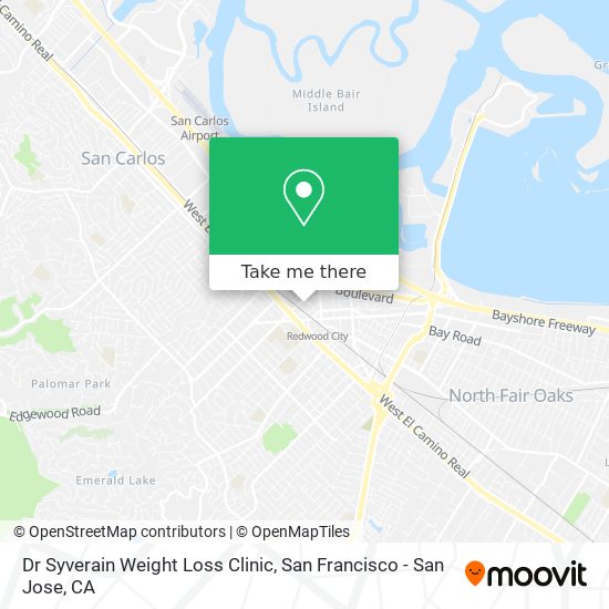 Mapa de Dr Syverain Weight Loss Clinic