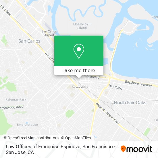 Mapa de Law Offices of Françoise Espinoza