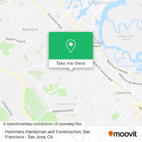 Mapa de Hammers Handyman and Construction