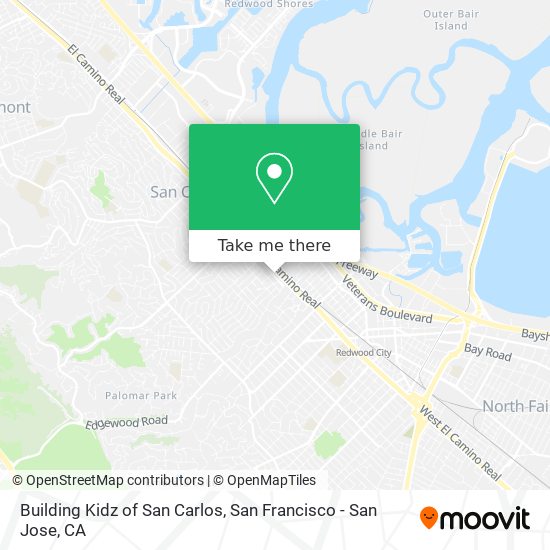 Building Kidz of San Carlos map