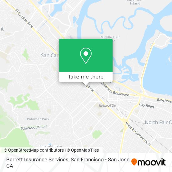 Mapa de Barrett Insurance Services