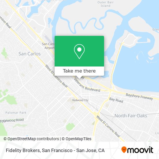 Fidelity Brokers map