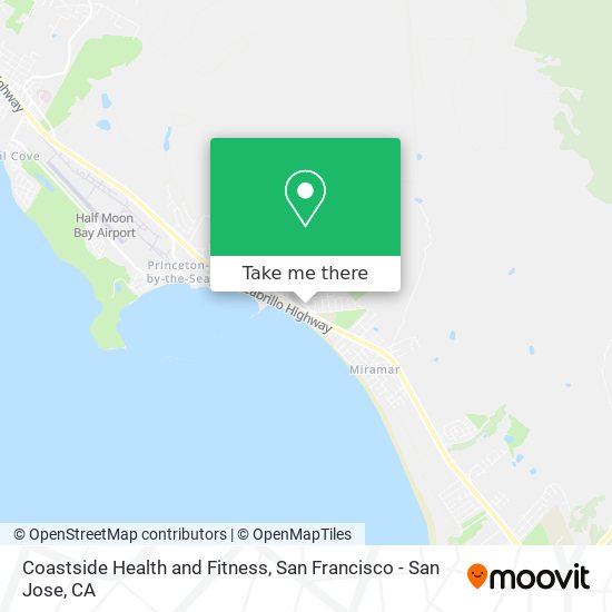 Coastside Health and Fitness map