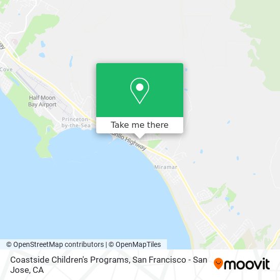 Coastside Children's Programs map