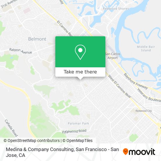 Medina & Company Consulting map