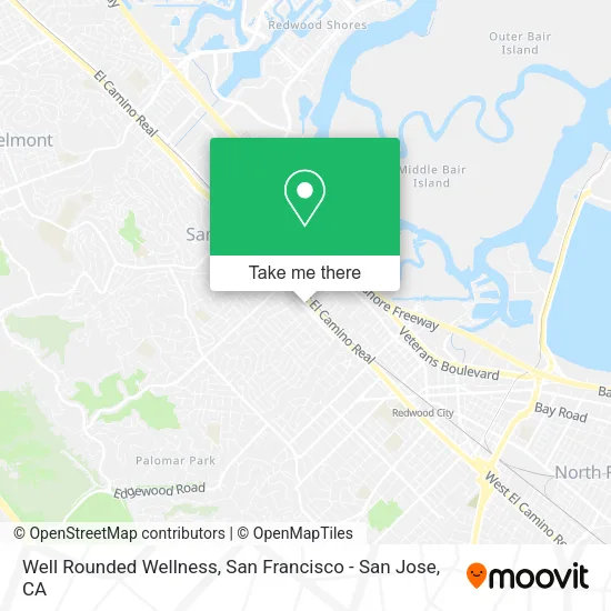 Mapa de Well Rounded Wellness