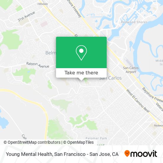 Young Mental Health map