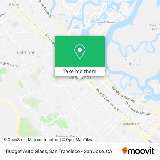 Budget Auto Glass map