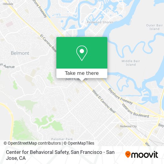 Center for Behavioral Safety map