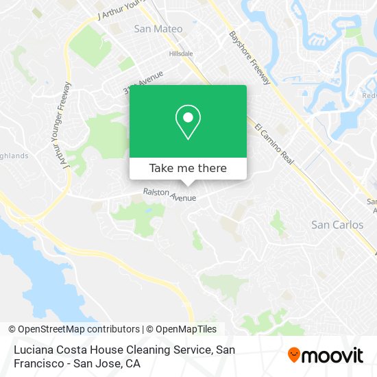 Luciana Costa House Cleaning Service map