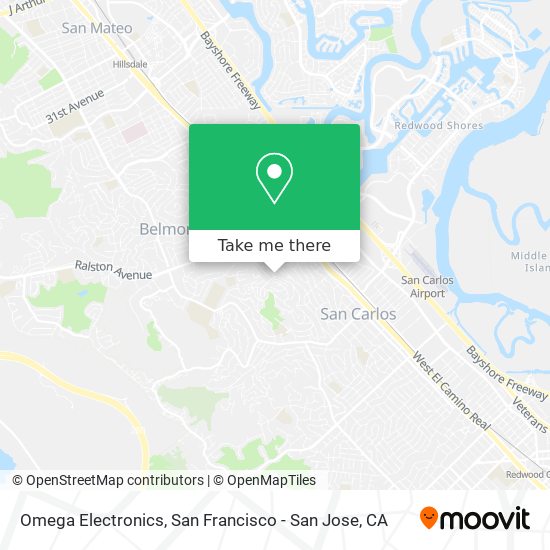Mapa de Omega Electronics