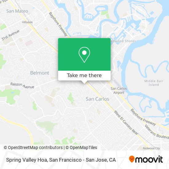 Mapa de Spring Valley Hoa