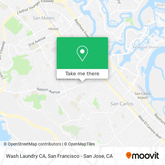 Wash Laundry CA map