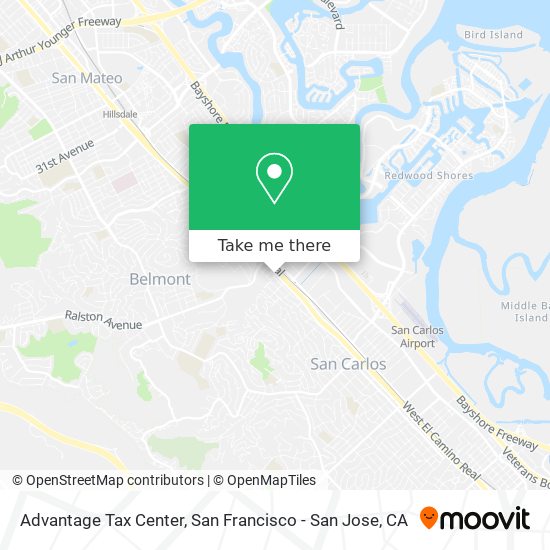 Mapa de Advantage Tax Center