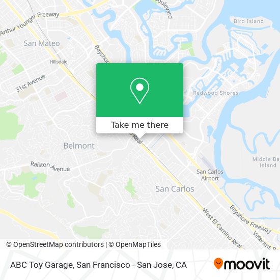 ABC Toy Garage map