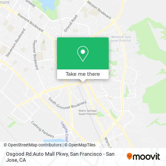 Mapa de Osgood Rd:Auto Mall Pkwy