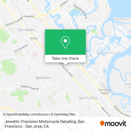 Jewetts' Precision Motorcycle Detailing map