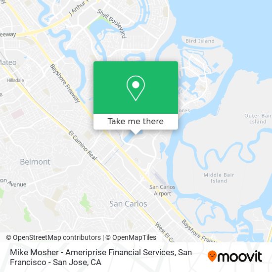 Mapa de Mike Mosher - Ameriprise Financial Services
